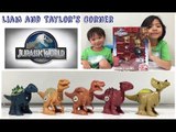 JURASSIC WORLD Brawlasaurs | TREX RAPTOR TRICERATOPS STEGOSAURUS  | Toy Unboxing | LTC