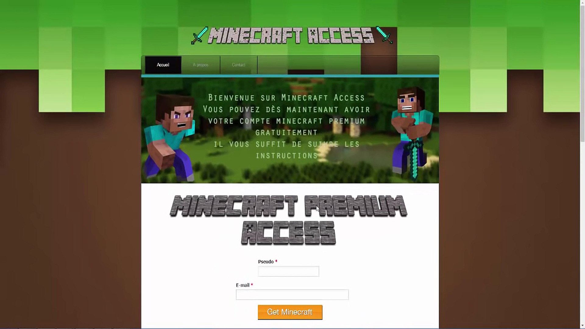 Comment Avoir Un Compte Minecraft Premium Gratuitement Video Dailymotion