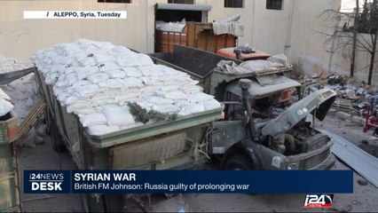 Syrian war : British PM Johnson: Russia guilty of prolonging war