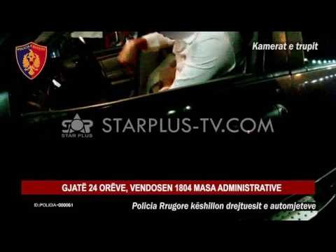 AKSIDENTET RRUGORE, POLICIA RRUGORE KONTROLLE NE TË GJITHË VENDIN