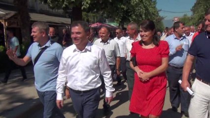 Report TV - Gjiknuri prezanton kandidatin e së majtës për Dibrën, Muharrem Rama