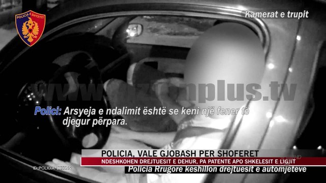 Policia, valë gjobash për shoferët - News, Lajme - Vizion Plus