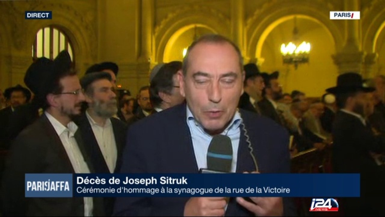 Cérémonie d'hommage à Joseph Sitruk, Grand Rabbin de France, à la Victoire