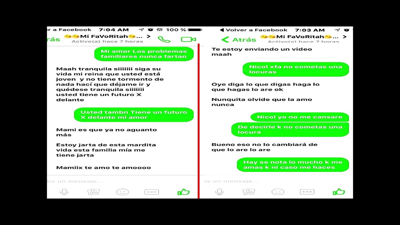 Antes de quitarse la vida, le contó todo a una amiga por facebook, mira su mensaje.