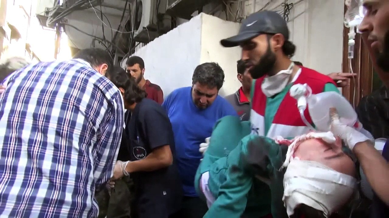 Cenas de horror em Aleppo
