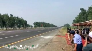 PAF Mirage On M-2 Motorway During Pakistan Military Air Force Exercises