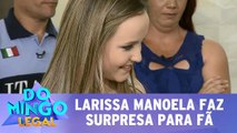Larissa Manoela faz surpresa para uma fã muito especial