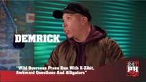 Demrick - Wild Overseas Press Run With X-Zibit, Awkward Questions And Alligators (247HH Wild Tour Stories)