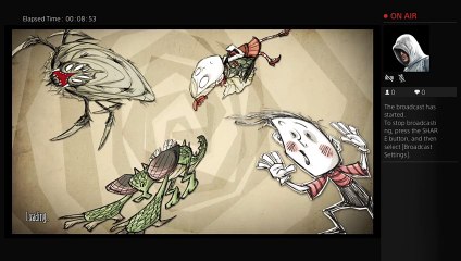 mazer152's Live PS4 Broadcast: Don't starve together