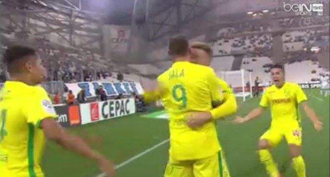But de Emiliano Sala - Olympique de Marseille 0-1 FC Nantes (25/09/2016)