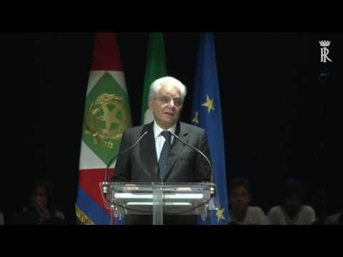 Vercelli - Mattarella a per il 150° Canale Cavour (24.09.16)