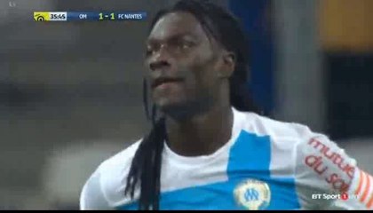 Bafétimbi Gomis EPIC Miss - Marseille vs Nantes 25.09.2016 HD