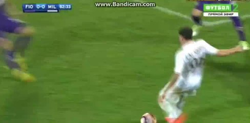 Carlos Bacca amazing Bycycle Shoot HD Fiorentina 0-0 AC Milan - 25.09.2016 HD