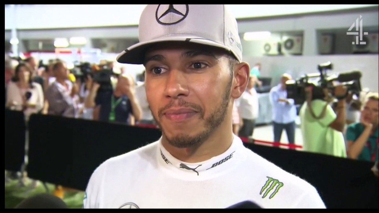 C4F1: Lewis Hamilton Post Race Interview (2016 Singapore Grand Prix)
