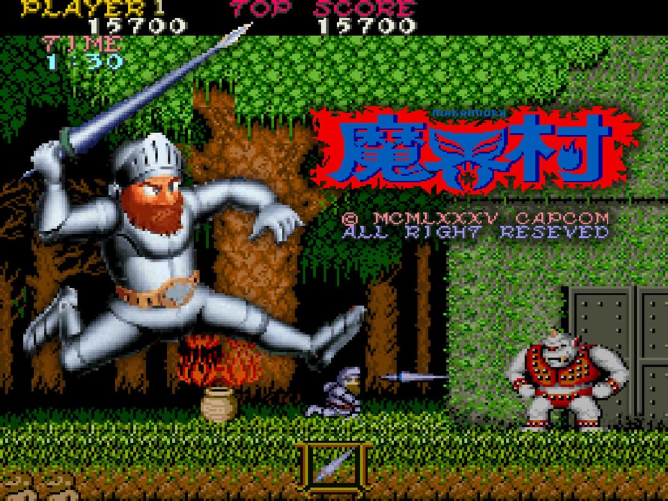 1985 魔界村 / Ghosts'n Goblins Nomiss Loop4