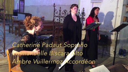 Stabat Mater Pergolèse N°12 Quando corpus morietur  accompagné à l'accordéon