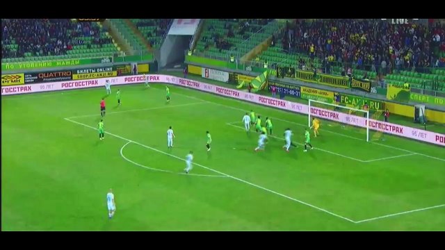 Анжи - Зенит. гол 0-1