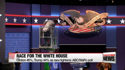 Clinton and Trump neck-and-neck ahead of first debate