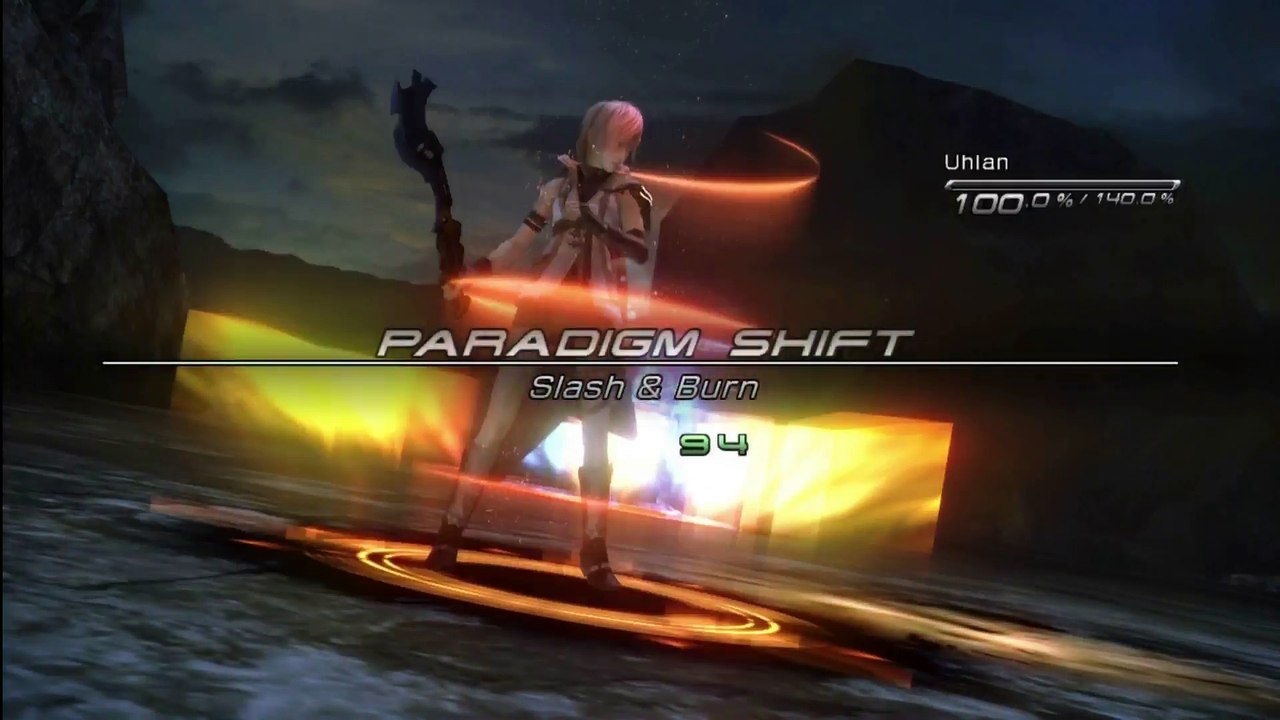 FINAL FANTASY 13 [HD] - PART 21 - VILE PEAK PULSE ARMAMENT MINIGAME FAIL (STOMP NOT SWING)  ODIN EIDOLON CUTSCENE