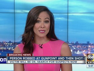 One person shot during robbery in Phoenix