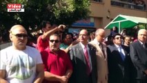 بالفيديو.. وزير التعليم العالى يحضر تحية العلم بجامعة بنها وسط الطلاب