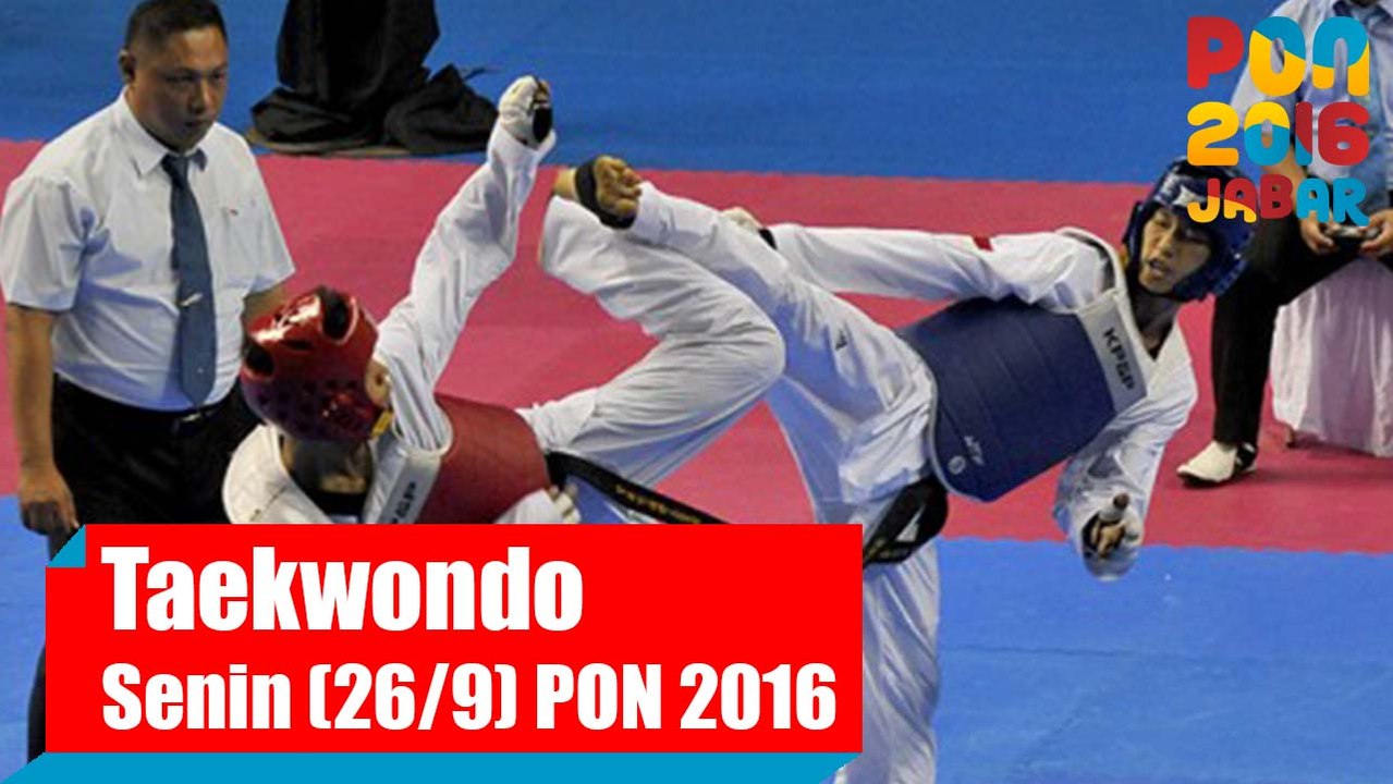 Taekwondo - Pagi, Senin (26/9)