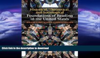 FAVORITE BOOK  Historical, Theoretical, and Sociological Foundations of Reading in the United