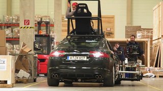 Nicholas Hoult Takes on Jaguar's Smart Cone Challenge