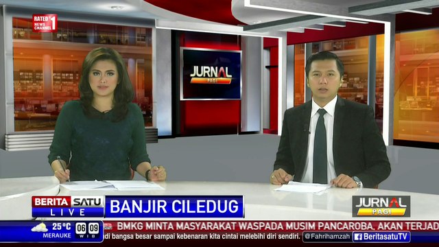 Jalan di Kota Tangerang Terputus Akibat Banjir