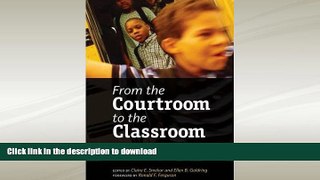 FAVORITE BOOK  From the Courtroom to the Classroom: The Shifting Landscape of School
