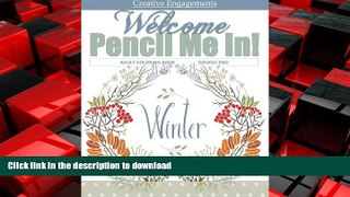 READ THE NEW BOOK Welcome Winter Adult Coloring Book Doodle Pad: Seasons Coloring Book; Coloring