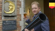 Belgium’s beer pipeline starts pumping underneath the streets of Bruges
