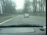 Monza Circuit,Civic drifting at first lesmo corner