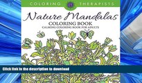 FAVORIT BOOK Nature Mandalas Coloring Book - Calming Coloring Book For Adults (Nature Mandala and