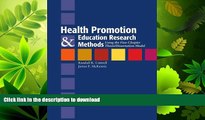 FAVORITE BOOK  Health Promotion And Education Research Methods: Using The Five Chapter