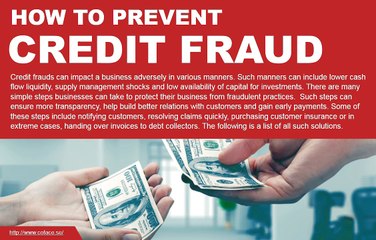 Awareness of credit frauds for businesses