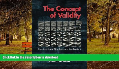 READ  The Concept of Validity: Revisions, New Directions and Applications FULL ONLINE
