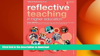 READ BOOK  Reflective Teaching in Higher Education FULL ONLINE