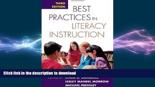 EBOOK ONLINE  Best Practices in Literacy Instruction, Third Edition  PDF ONLINE