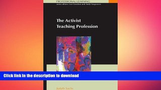 FAVORITE BOOK  The Activist Teaching Profession  BOOK ONLINE