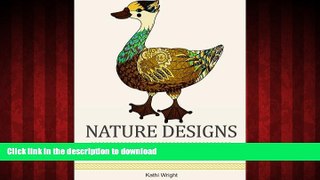 READ ONLINE Nature Designs: 30 Adorable Animal and Insect Designs for Perfect Relaxation (animal