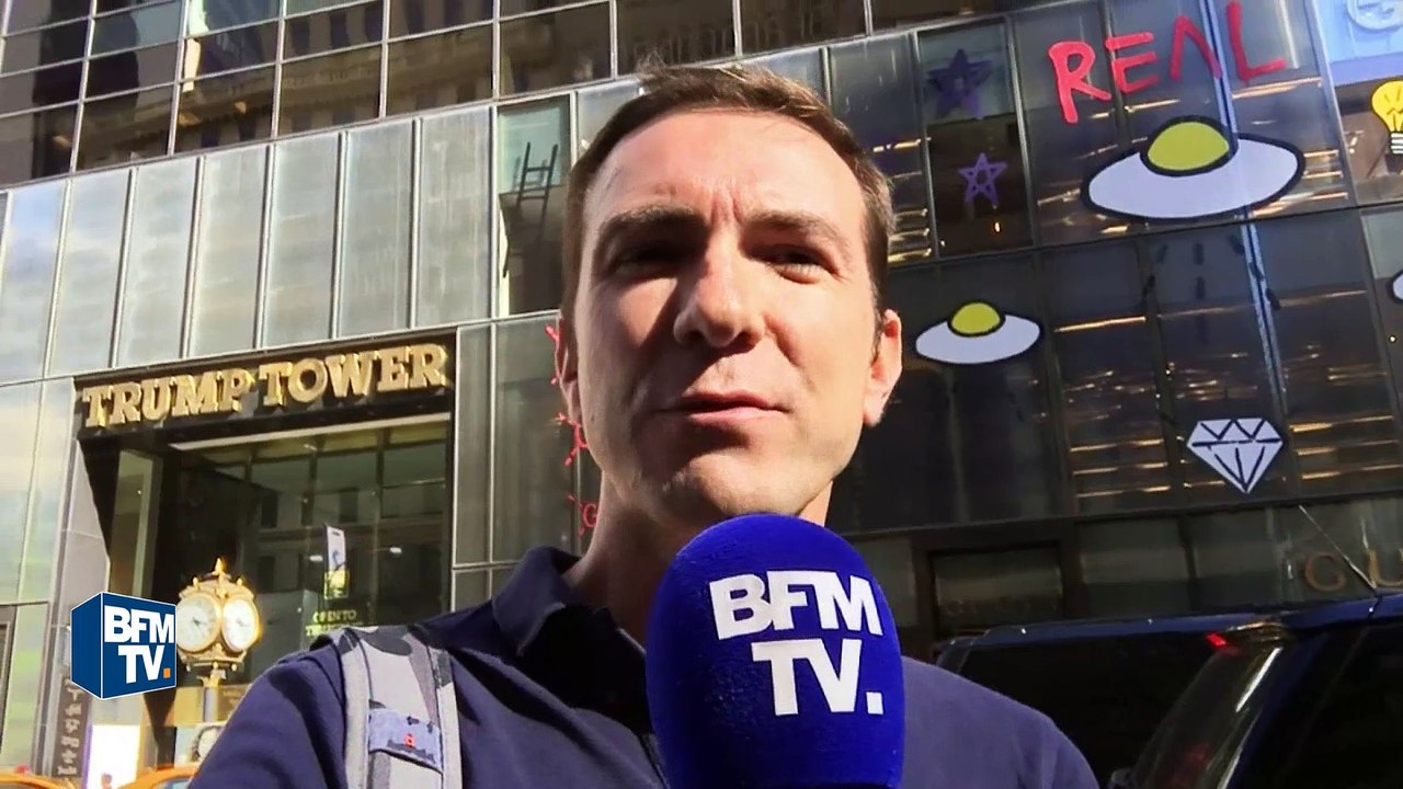 A New-York, la tour de Donald Trump attire ses admirateurs