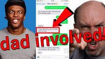 SONG LYRIC TEXT PRANK ON EX-GIRLFRIEND! KSI & MNDM - FRIENDS WITH BENEFITS(Gone Wrong Dad Involved)