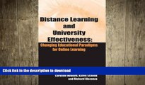 READ  Distance Learning and University Effectiveness: Changing Educational Paradigms for Online