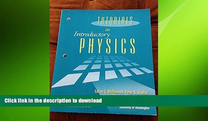 EBOOK ONLINE  Tutorials in Introductory Physics: Homework  BOOK ONLINE