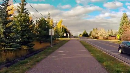 Un homme filme un an de course à pied sur quatre saisons