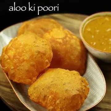 aloo ki poori recipe _ aloo ki puri recipe _ masala poori recipe