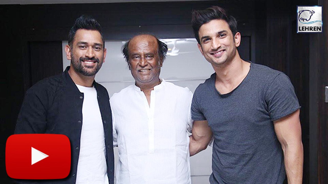 Rajinikanth Meets Mahendra Singh Dhoni, Sushant Singh Rajput