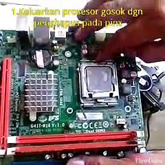 cara mengatasi motherboard dual core yang matitidak ada tampilan part-1