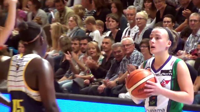 LF2 J2 Saison 2016/2017 Landerneau Bretagne basket vs COB Calais : Extraits